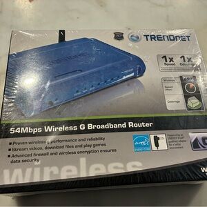 NEW TRENDnet TEW-432BRP 54 Mbps 4-Port 10/100 Broadband Wireless Firewall Router